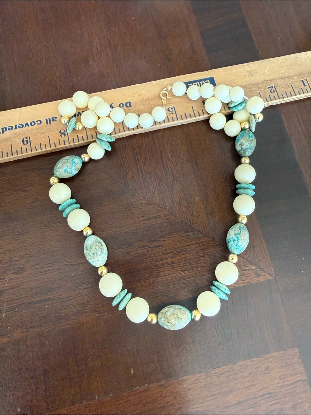 Vintage Large Beads Necklace